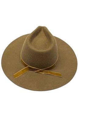Wyeth Velvet Moss Austin Wool Rancher Hat - Wide Brim